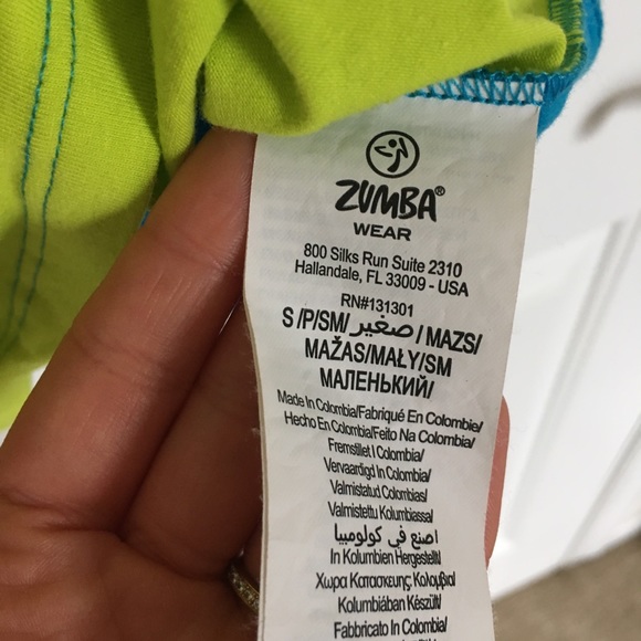 Zumba tank top, size S - Picture 5 of 5
